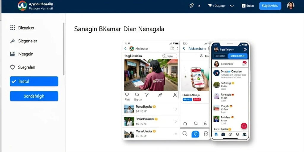 Tampilan antarmuka yang menarik dan user-friendly.