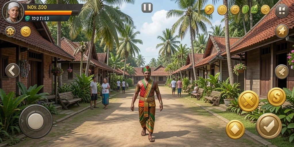 Tampilan antarmuka aplikasi yang menarik.