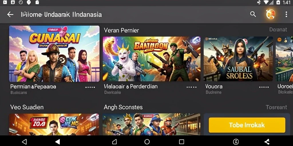 Tampilan antarmuka yang menarik dan mudah digunakan.