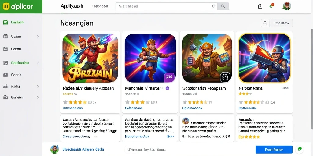 Tampilan antarmuka aplikasi yang sederhana dan menarik.