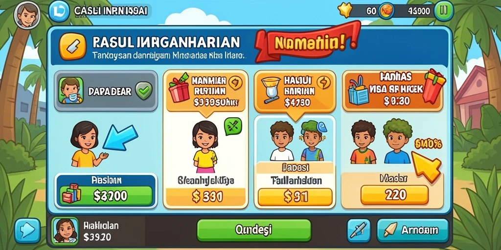Tampilan antarmuka PISANGBET yang menarik dan interaktif.