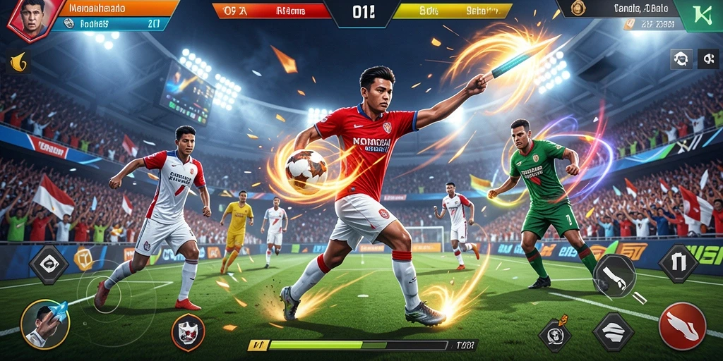 Tampilan awal permainan yang menarik dan interaktif.